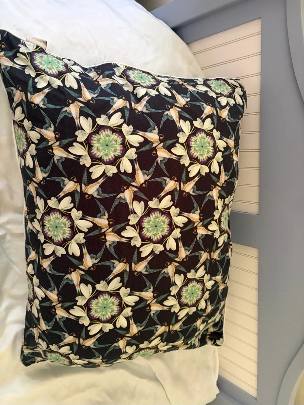Ted Baker Purple  Butterfly and Floral Ombre Duvet set size twin. Double sided.